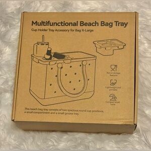 Multifunctional Beach Bag Tray - Gray